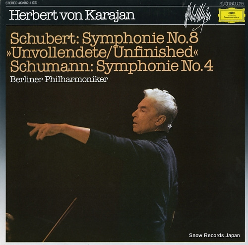 KARAJAN, HERBERT VON schubert; symphonie no.8 