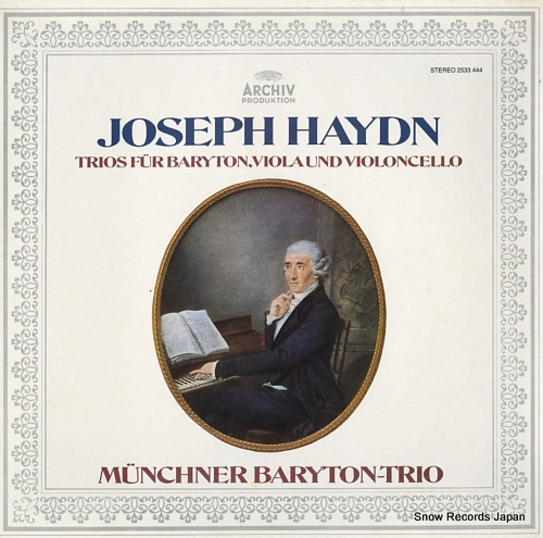 MUNCHNER BARYTON -TRIO haydn; trios fur baryton, viola und violoncello 2533444