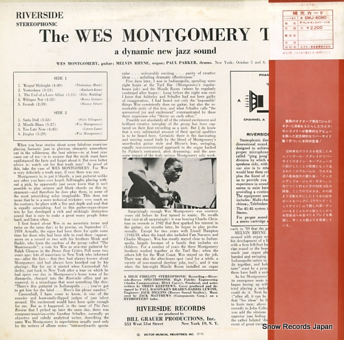 MONTGOMERY, WES the wes montgomery trio SMJ-6080