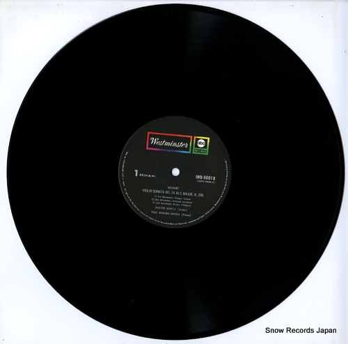 BARYLLI, WALTER / PAUL BADURA-SKODA mozart; violin sonata no.24, no.28, no.25 IWB-60018