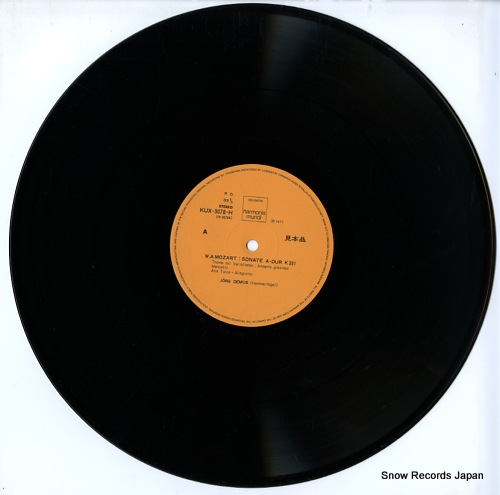 DEMUS, JORG mozart; sonate a-dur k331 KUX-3078-H