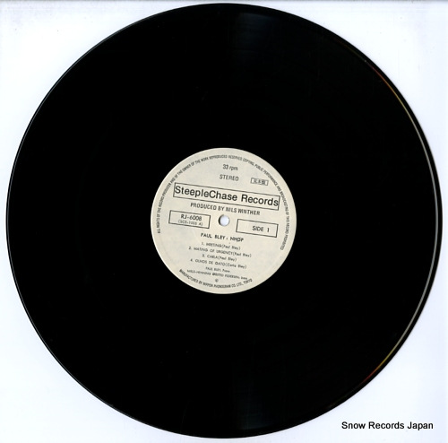 BLEY, PAUL paul bley / nhop RJ-6008