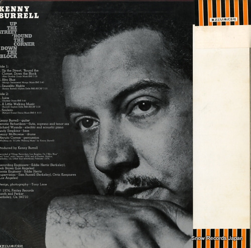 BURRELL, KENNY up the street, round the corner, down the block LFJ-80009