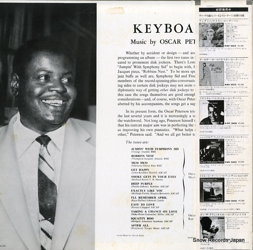PETERSON, OSCAR keyboard MV2666
