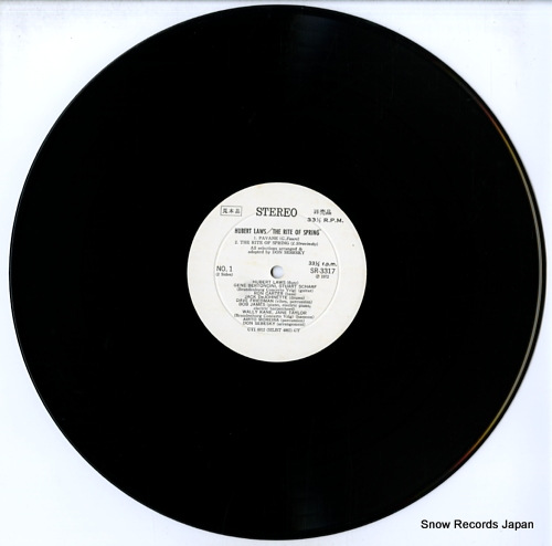 LAWS, HUBERT the rite of spring SR3317 - disc