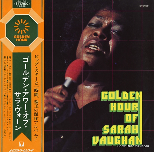 VAUGHAN, SARAH golden hour of sarah vaughan GH-16-A