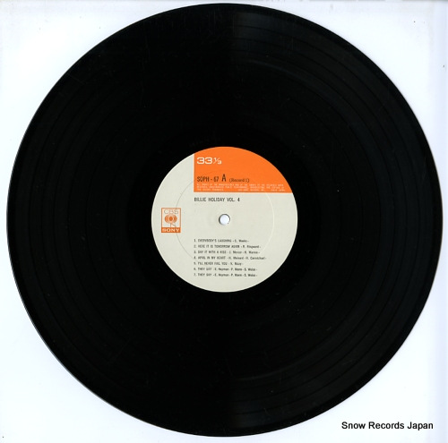 HOLIDAY, BILLIE billie holiday vol.4 SOPH67-68