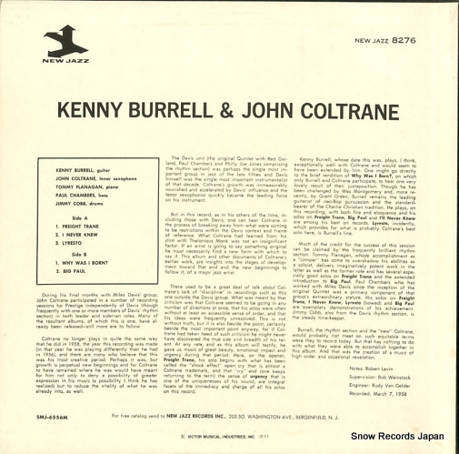 BURRELL, KENNY, AND JOHN COLTRANE kenny burrell & john coltrane SMJ-6556(M)