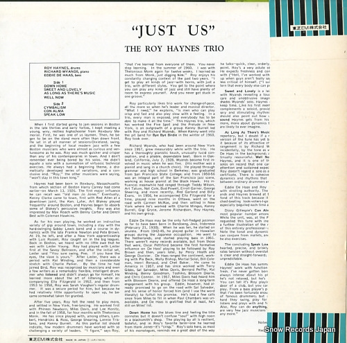 HAYNES, ROY just us LPJ-70029