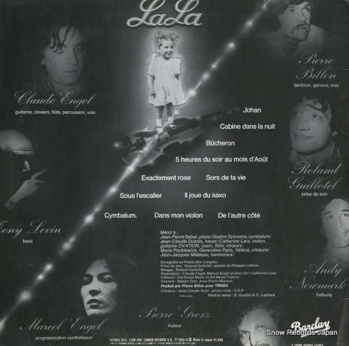 LARA, CATHERINE catherine lara L28B-1061 - back cover
