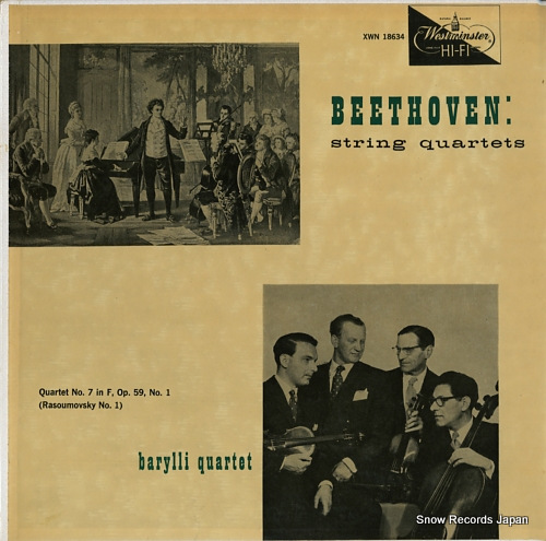Хͽ beethoven; string quartets XWN18634
