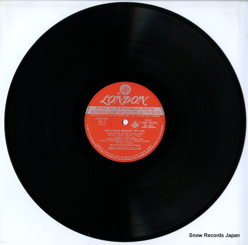 BACKHAUS, WILHELM mozart; sonatas nos.4, 5, 10 & 12 / rondo in a minor, k.511 K38C-70043