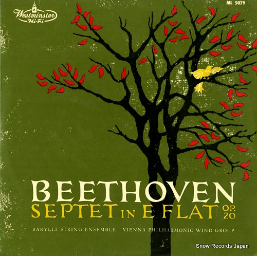 BARYLLI STRING ENSEMBLE / VIENNA PHILHARMONIC WIND GROUP beethoven; septet in e flat op.20 ML5079