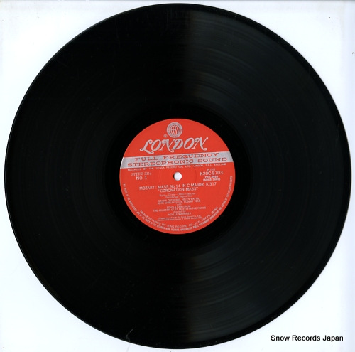 MARRINER, NEVILLE mozart; coronation mass / litaniae lauretanae K20C8703