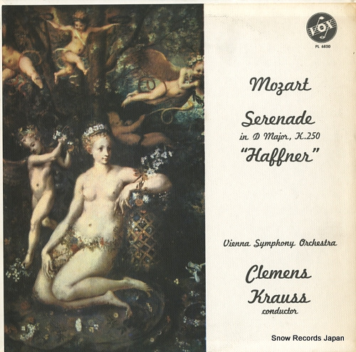 KRAUSS, CLEMENS mozart; serenade no.7 in d major, k.250 