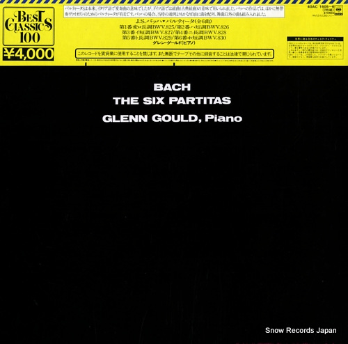 GOULD, GLENN bach; the six partitas 40AC1605-6