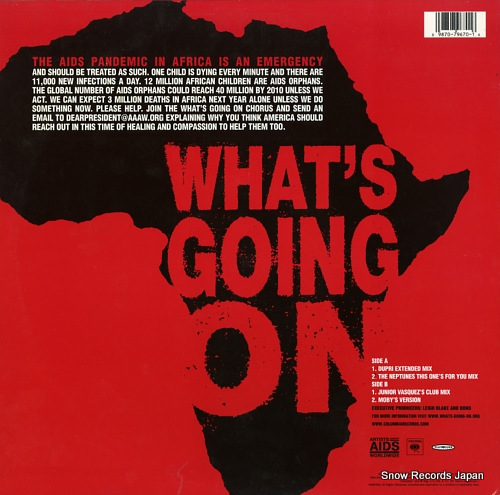 ARTISTS AGAINST AIDS WORLDWIDE what's going on 4479670