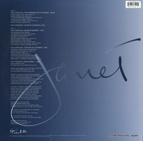 JACKSON, JANET all for you V-97522