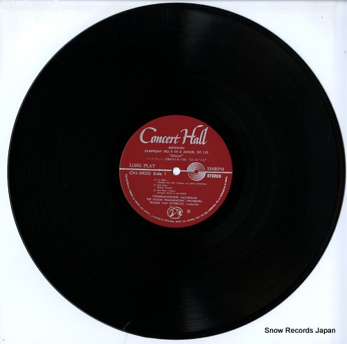 VAN OTTERLOO, WILLEM beethoven; symphony no.9 in d minor op.125 