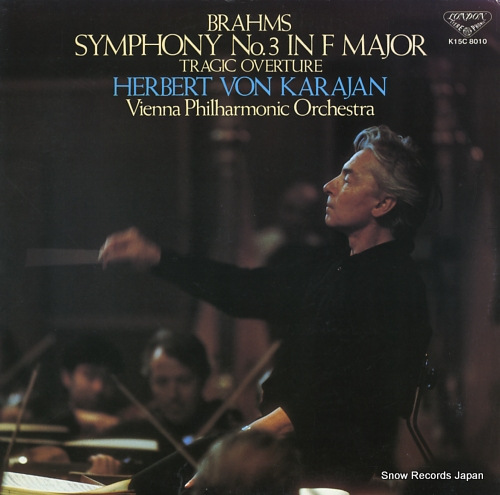KARAJAN, HERBERT VON brahms; symphony no.3 in f major / tragic overture K15C8010