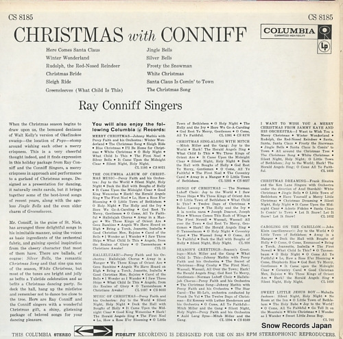 CONNIFF, RAY AND SINGERS christmas with conniff CS8185