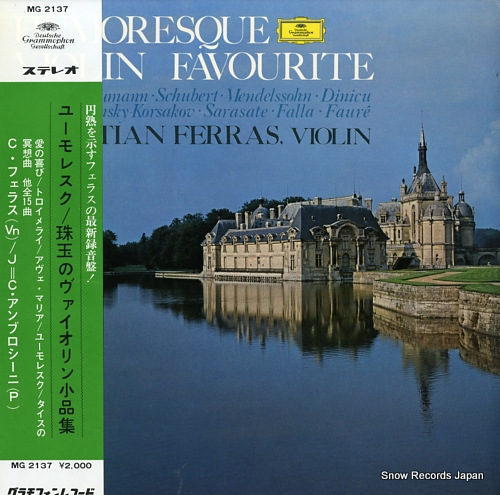 FERRAS, CHRISTIAN humoresque; violin favourite MG2137