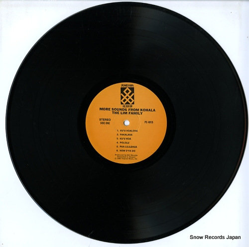 LIM FAMILY, THE more sounds from kohala PS4915