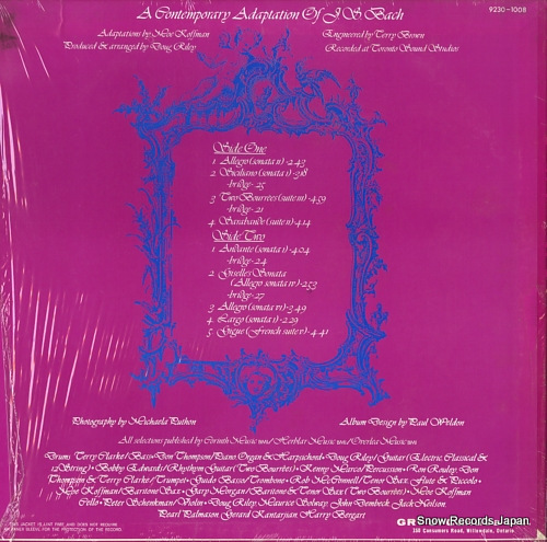 KOFFMAN, MOE plays bach 9230-1008