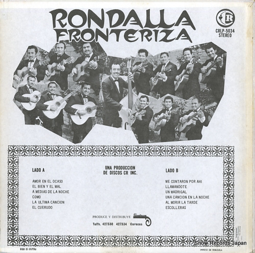 RONDALLA FRONTERIZA rondalla fronteriza CRLP-5034