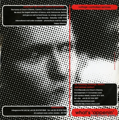 TICKLE AND SAYBER nemesis V.C.R011 - back cover