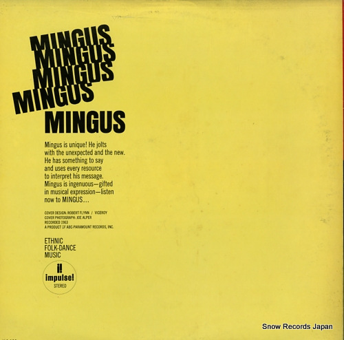 MINGUS, CHARLIE mingus mingus mingus mingus mingus YP-8541-AI