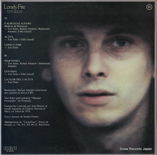 SOLER, TOTI lonely fire PL-35240