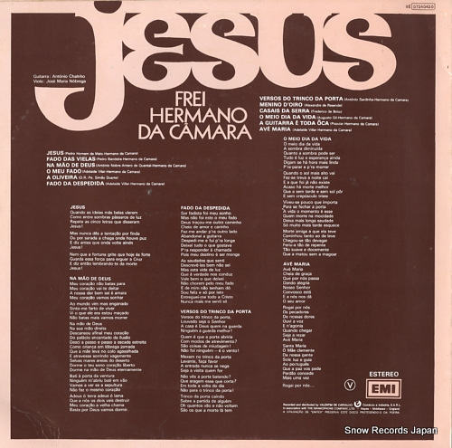 DA CAMARA, FREI HERMANO jesus 8E07240420