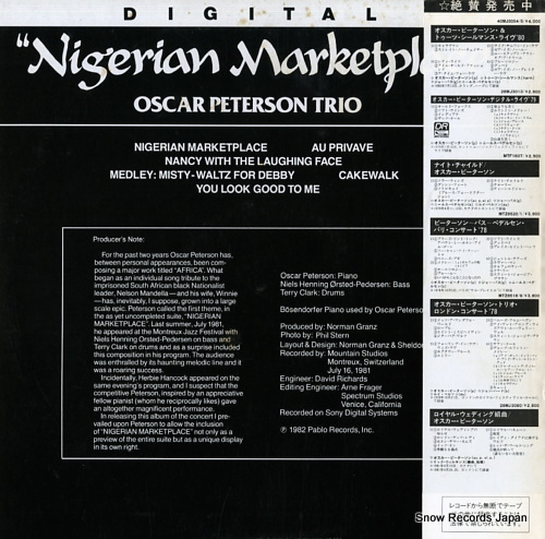 PETERSON, OSCAR nigerian marketplace 28MJ3127