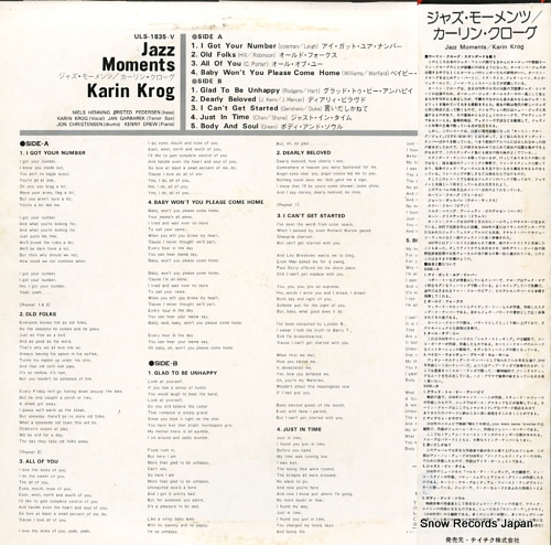 KROG, KARIN jazz moments ULS-1835-V