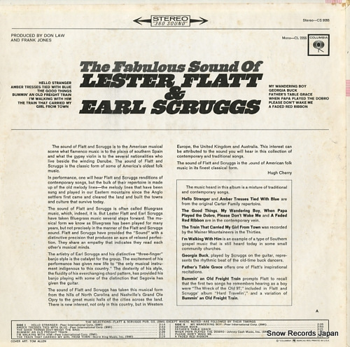 쥹եåȡ롦å fabulous sound of lester flatt and earl scruggs CS9055