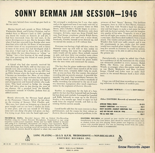 BERMAN, SONNY jazz immortal 1946 HR-131-EV