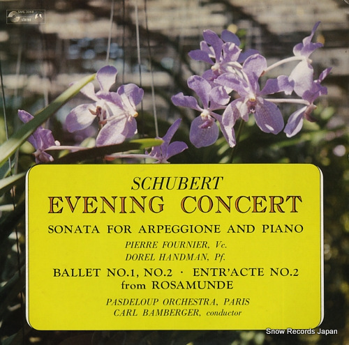 BAMBERGER, CARL schubert evening concert SMS-3068