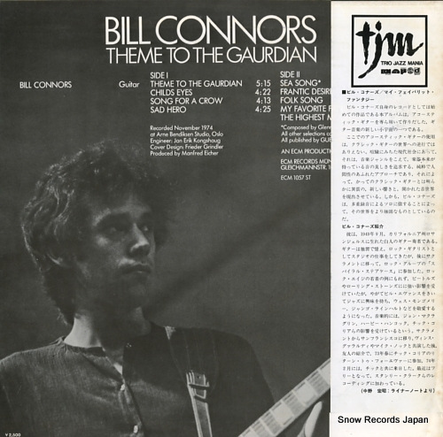CONNORS, BILL theme to the gaurdian PAP-9032