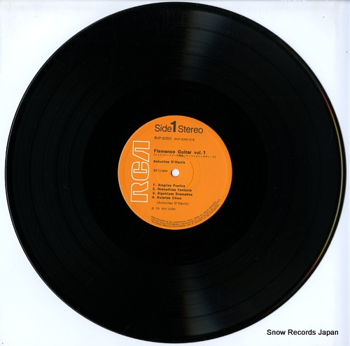 D'HAVILA, ANTONITAS flamenco guitar vol.1 RVP-6350