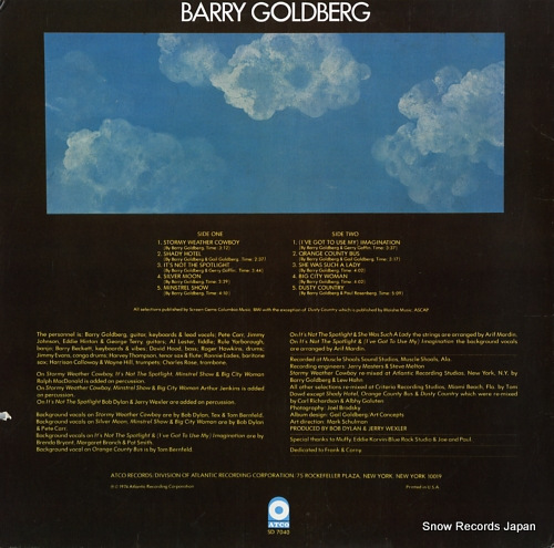 GOLDBERG, BARRY barry goldberg SD7040