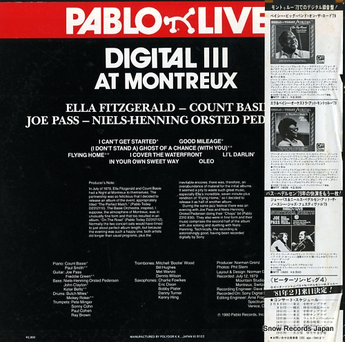 V/A digital iii at montreux 28MJ3014