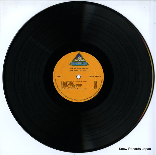 WILLIAMS, JOHN the virtuoso guitar EVEREST3195