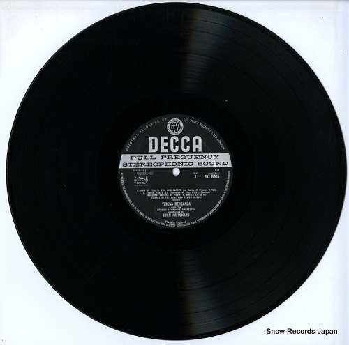 ƥ쥵٥륬 teresa berganza sings mozart LXT6045/SXL.6045