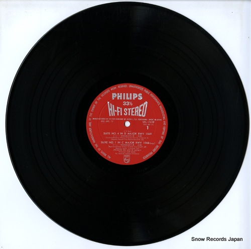 REDEL, KURT bach; les 5 suites pour orchestre / vol.1-suites nos1, 4 et 5 SFL-7639