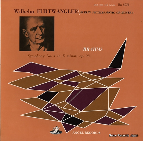 FURTWANGLER, WILHELM brahms; symphony no.4 in e minor, op.98 HA-5074