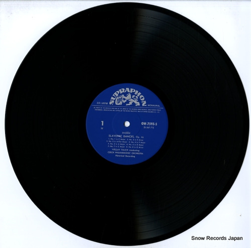 TALICH, VACLAV dvorak; slavonic dances op.46 OW-7593-S