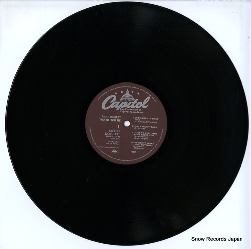 MURRAY, ANNE you needed me DOR-0121