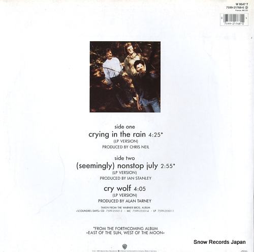 A-HA crying in the rain 7599-21768-0/W9547T
