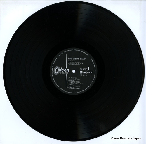 BECAUD, GILBERT voila gilbert becaud OR-8095